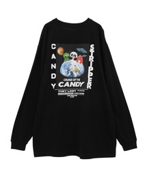 Candy Stripper | SPACE PEPE L/S Tシャツ(Tシャツ/カットソー)
