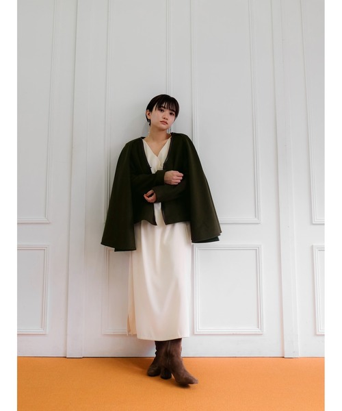 Katrin TOKYO(カトリーントーキョー)の「wool cape coat(その他アウター・レディース・キャメル/オリーブ・FREE)」の12枚目の写真