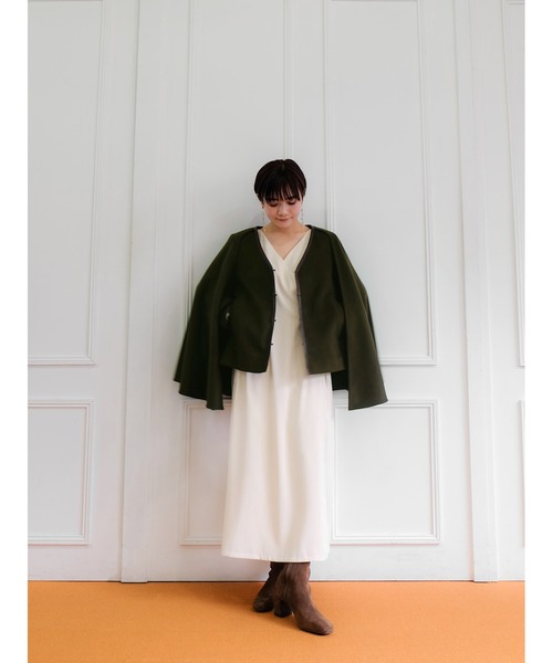 Katrin TOKYO(カトリーントーキョー)の「wool cape coat(その他アウター・レディース・キャメル/オリーブ・FREE)」の13枚目の写真