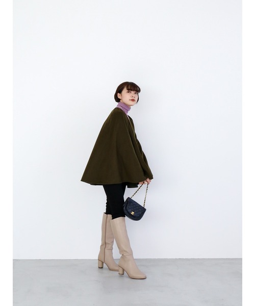 Katrin TOKYO(カトリーントーキョー)の「wool cape coat(その他アウター・レディース・キャメル/オリーブ・FREE)」の8枚目の写真