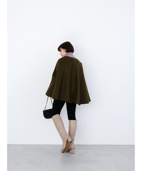 Katrin TOKYO(カトリーントーキョー)の「wool cape coat(その他アウター・レディース・キャメル/オリーブ・FREE)」の10枚目の写真