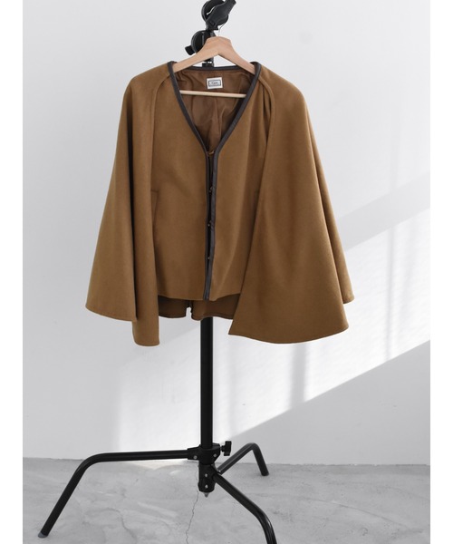 Katrin TOKYO(カトリーントーキョー)の「wool cape coat(その他アウター・レディース・キャメル/オリーブ・FREE)」の17枚目の写真