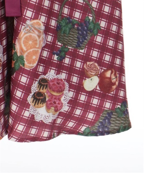 【セール】フリュイ・コンフィ柄ワンピース（ワンピース）｜axes femme POETIQUE（アクシーズファムポエティック）