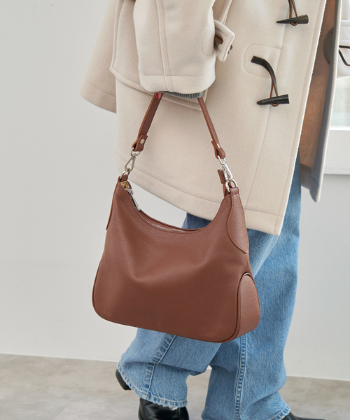 Spick & Span（スピックアンドスパン）の「MILOS / ミロス ワンショルダーバッグ 3255T（ショルダーバッグ・レディース・ブラック/キャメル・FREE）」の6枚目の写真