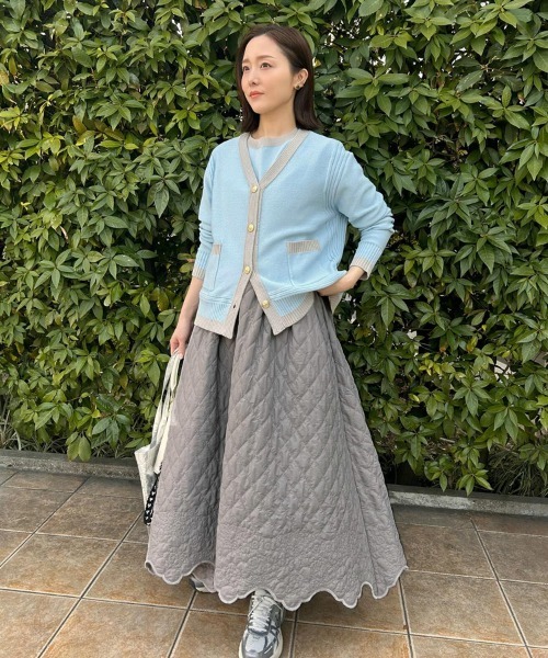 ★ビバハート　ホワイト×ブラック キルティングワンピース　サイズ42 楽天市場】キルティング ワンピース 秋冬 きれいめ ロングワンピース