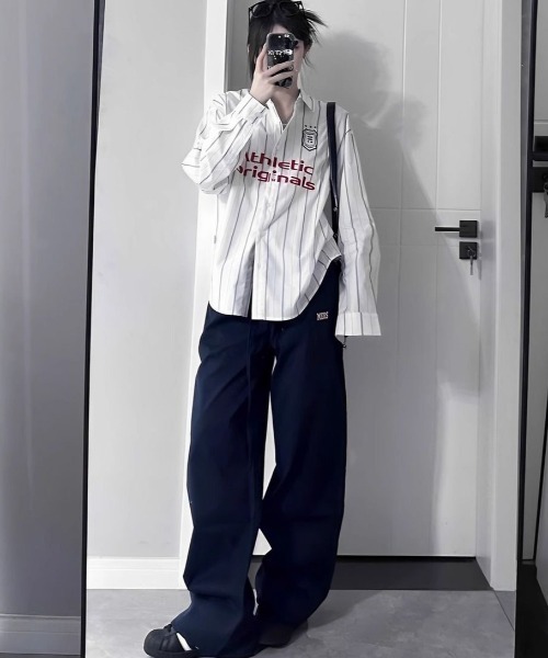 Vipoa(ヴィポア)の「スポーティーストライプシャツ(シャツ/ブラウス・レディース・ホワイト・FREE)」の17枚目の写真