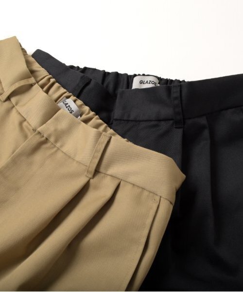 GLAZOS（グラソス）の「【大人向けサイズあり】タックバギースラックス（その他パンツ・キッズ・ブラック/ベージュ・LL/L/M/S）」の11枚目の写真