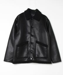 FUNALIVE（ファンアライブ）の「Fake shearling boa lunch jacket / フェイクムートン ボアランチジャケット unisex（ミリタリージャケット・メンズ）」