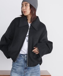 Auntie Rosa Holiday | ショートビーバークロップドブルゾン(ブルゾン)