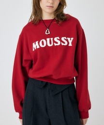 PATCH VELOUR MOUSSY プルオーバー