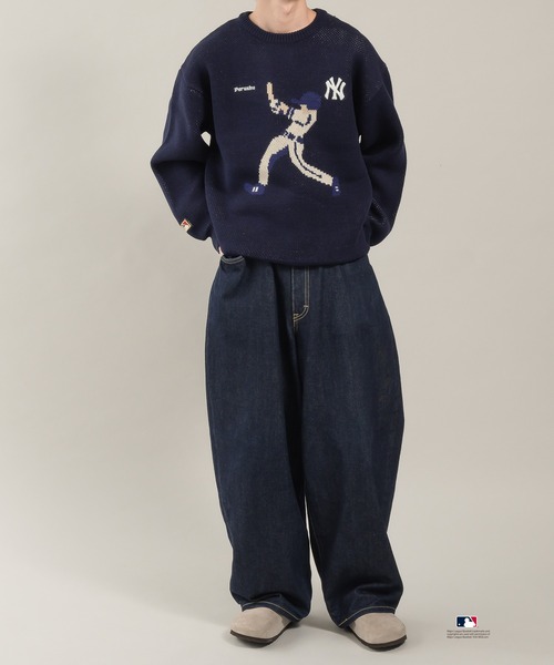 セール】Perushu × MLB コラボジャガードニット（ニット/セーター