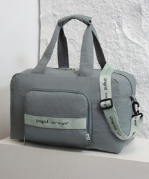 Ungrid（アングリッド）の「【Ungrid/アングリッド】撥水軽量ソフトナイロン ロゴテープ折り畳みラージ　トラベルボストンバッグ(33L）（スーツケース/キャリーバッグ）」