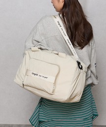 Ungrid（アングリッド）の「【Ungrid/アングリッド】撥水軽量ソフトナイロン ロゴテープ折り畳みラージ　トラベルボストンバッグ(33L）（スーツケース/キャリーバッグ）」