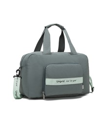 Ungrid（アングリッド）の「【Ungrid/アングリッド】撥水軽量ソフトナイロン ロゴテープ折り畳みラージ　トラベルボストンバッグ(33L）（スーツケース/キャリーバッグ）」