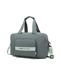 Ungrid（アングリッド）の「【Ungrid/アングリッド】撥水軽量ソフトナイロン ロゴテープ折り畳みラージ　トラベルボストンバッグ(33L）（スーツケース/キャリーバッグ）」