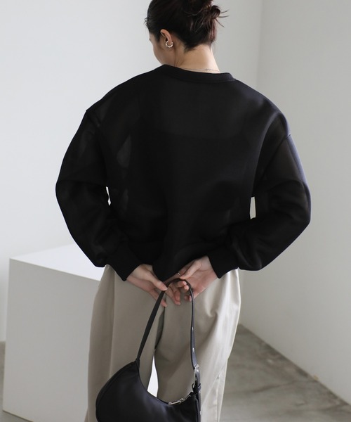 セール】シアーダンボールトップス（Tシャツ/カットソー