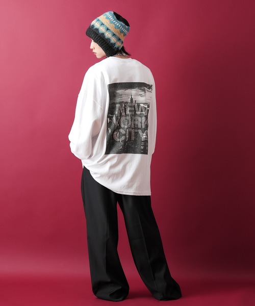 an meets zakka（アンミツザッカ）の「an meets zakka 民族柄ニットフーディー帽子（ニットキャップ/ビーニー・レディース・ブラウン/ブラック/グレー・ONESIZE）」の11枚目の写真