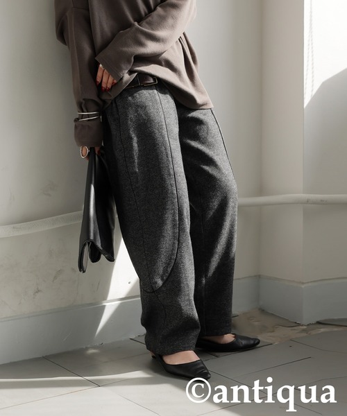 コクーンパイピングパンツ（その他パンツ）｜antiqua（アンティカ） 6,151円