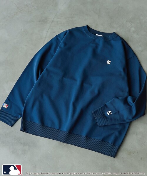セール】MLB別注 エンブレム付きクルーネックニット（ニット/セーター