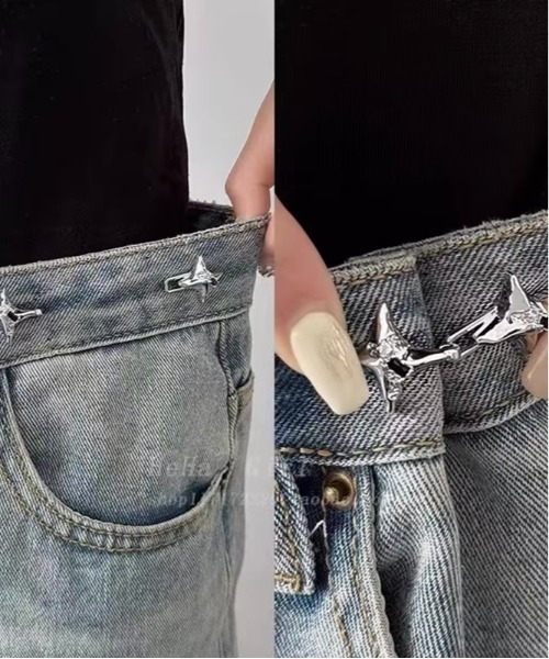 almo（アルモ）の「ウエストバックル ダブルピンベルト(BDS)（ベルト・メンズ・シルバー・FREE）」の2枚目の写真