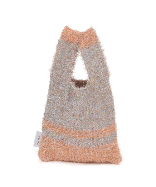 niko and...（ニコアンド）の「オリジナル2WAYニットバッグ（ショルダーバッグ・レディース・キャメル/ブラック/グリーン・0）」の10枚目の写真