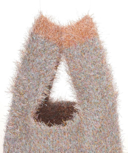 niko and...（ニコアンド）の「オリジナル2WAYニットバッグ（ショルダーバッグ・レディース・キャメル/ブラック/グリーン・0）」の13枚目の写真