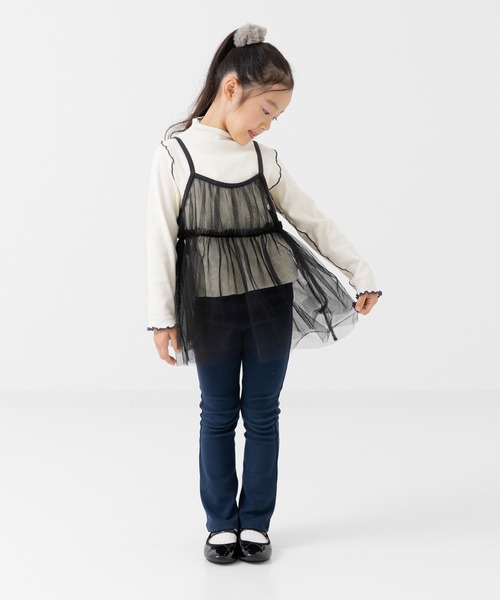 chil2（チルツー）の「チュールビスチェ（キャミソール・キッズ・D/C/B/A・110cm/100cm/120cm/130cm/140cm/150cm）」の5枚目の写真