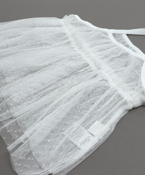 chil2（チルツー）の「チュールビスチェ（キャミソール・キッズ・D/C/B/A・110cm/100cm/120cm/130cm/140cm/150cm）」の15枚目の写真