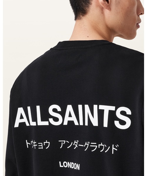 ALLSAINTS(オールセインツ)の「UNDERGROUND RELAXED FIT CREW NECK SWEATSHIRT | アンダーグラウンド リラックス フィット クルー ネック スウェットシャツ(スウェット・メンズ・ブラック・M/S/XS/L/XL)」の8枚目の写真
