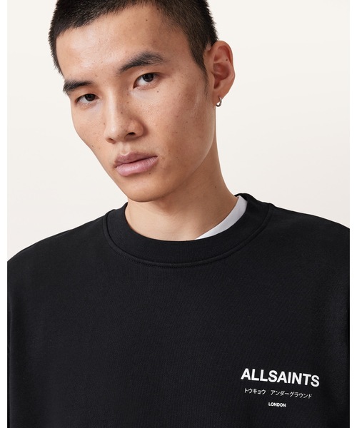 ALLSAINTS(オールセインツ)の「UNDERGROUND RELAXED FIT CREW NECK SWEATSHIRT | アンダーグラウンド リラックス フィット クルー ネック スウェットシャツ(スウェット・メンズ・ブラック・M/S/XS/L/XL)」の10枚目の写真