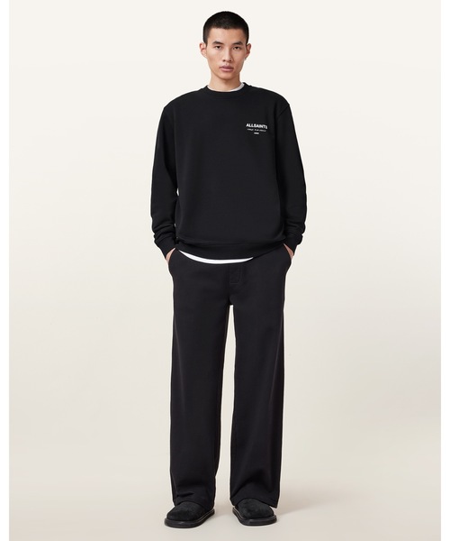 ALLSAINTS(オールセインツ)の「UNDERGROUND RELAXED FIT CREW NECK SWEATSHIRT | アンダーグラウンド リラックス フィット クルー ネック スウェットシャツ(スウェット・メンズ・ブラック・M/S/XS/L/XL)」の11枚目の写真