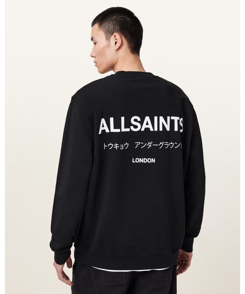 ALLSAINTS(オールセインツ)の「UNDERGROUND RELAXED FIT CREW NECK SWEATSHIRT | アンダーグラウンド リラックス フィット クルー ネック スウェットシャツ(スウェット・メンズ・ブラック・M/S/XS/L/XL)」の12枚目の写真
