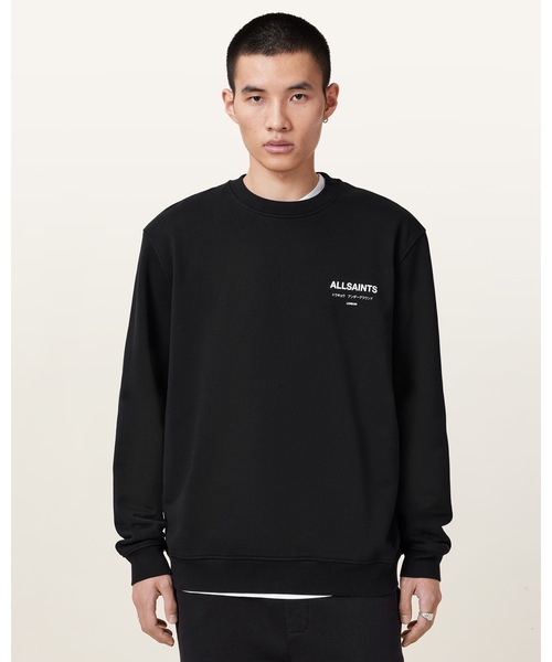 ALLSAINTS(オールセインツ)の「UNDERGROUND RELAXED FIT CREW NECK SWEATSHIRT | アンダーグラウンド リラックス フィット クルー ネック スウェットシャツ(スウェット・メンズ・ブラック・M/S/XS/L/XL)」の22枚目の写真