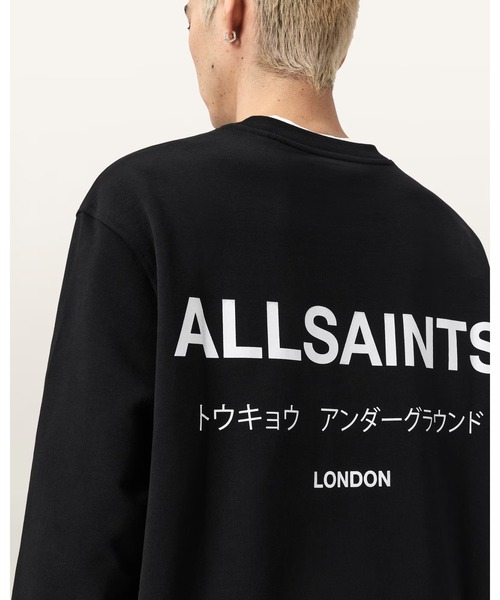 ALLSAINTS(オールセインツ)の「UNDERGROUND RELAXED FIT CREW NECK SWEATSHIRT | アンダーグラウンド リラックス フィット クルー ネック スウェットシャツ(スウェット・メンズ・ブラック・M/S/XS/L/XL)」の14枚目の写真