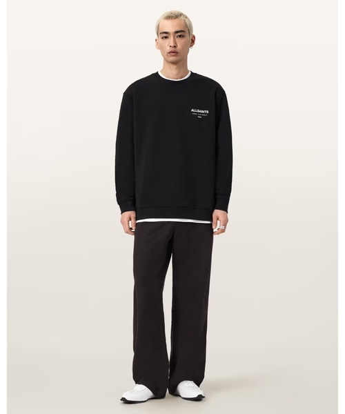 ALLSAINTS(オールセインツ)の「UNDERGROUND RELAXED FIT CREW NECK SWEATSHIRT | アンダーグラウンド リラックス フィット クルー ネック スウェットシャツ(スウェット・メンズ・ブラック・M/S/XS/L/XL)」の17枚目の写真