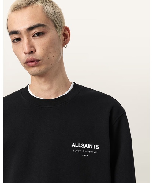 ALLSAINTS(オールセインツ)の「UNDERGROUND RELAXED FIT CREW NECK SWEATSHIRT | アンダーグラウンド リラックス フィット クルー ネック スウェットシャツ(スウェット・メンズ・ブラック・M/S/XS/L/XL)」の18枚目の写真
