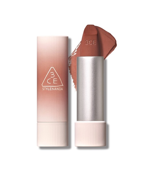 3CE（3CE）の「3CE カシミヤハグ リップスティック（口紅/リップティント/グロス・レディース・オーツ/バイユアサイド/ハッシュレッド/ドリーミー/ピュアブレンディング/トープベージュ/テキストミー/コージーウィスパー/ウォームバディ/ニット・FREE）」の2枚目の写真