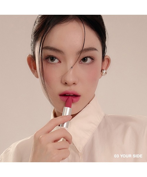 3CE（3CE）の「3CE カシミヤハグ リップスティック（口紅/リップティント/グロス・レディース・オーツ/バイユアサイド/ハッシュレッド/ドリーミー/ピュアブレンディング/トープベージュ/テキストミー/コージーウィスパー/ウォームバディ/ニット・FREE）」の15枚目の写真