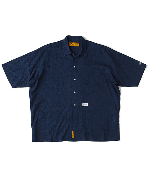 FAT(エフエイティー)の「GIGAWAVE(シャツ/ブラウス・メンズ・ブラック/ブラウン/ネイビー・TITCH(M)/SKINNY(L)/FAT(XL)/JUMBO(XXL))」の1枚目の写真