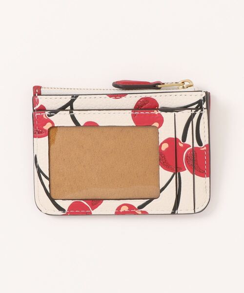 ミニ スキニー ID ケース・チェリー プリント（パスケース）｜COACH（コーチ）