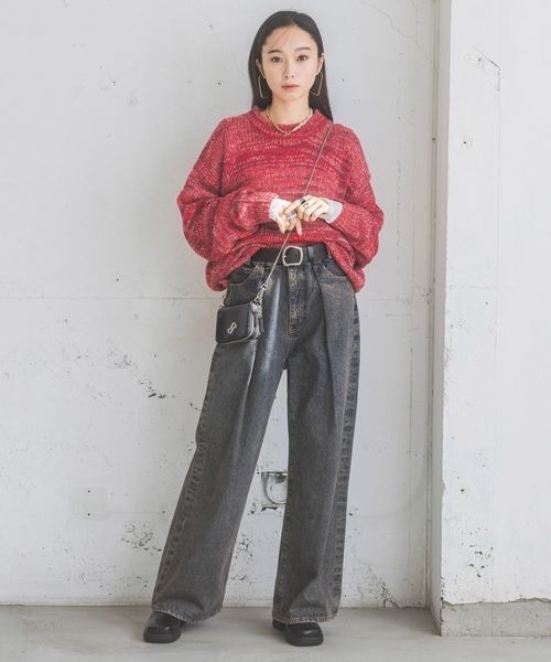 JEANASIS（ジーナシス）の「モダールウールセミシアーLS TEE/282689（T