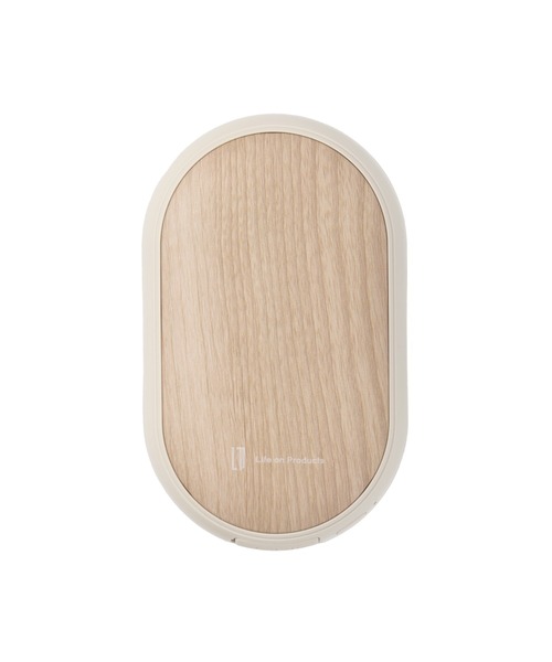 MARK'S（マークス）の「シェアカイロ モバイルバッテリー機能付 -PREMIUN WOOD-（生活家電・レディース・ホワイト/グレイッシュベージュ・FREE）」の6枚目の写真