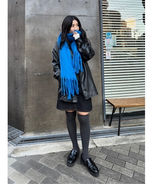 titivate(ティティベイト)の「デニムミニスカート(デニムスカート・レディース・ブラック/インディゴブルー/ブラウン/ライトベージュ・S/M/L)」の11枚目の写真