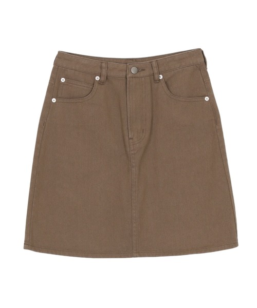 titivate(ティティベイト)の「デニムミニスカート(デニムスカート・レディース・ブラック/インディゴブルー/ブラウン/ライトベージュ・S/M/L)」の22枚目の写真