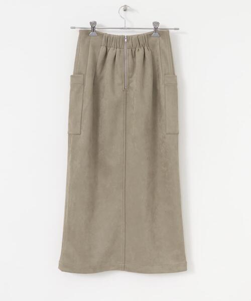 ITEMS URBANRESEARCH(アイテムズ アーバンリサーチ)の「フェイクスエードタイトスカート(スカート・レディース・モカ/スミクロ/カーキ/アイボリー・FREE)」の18枚目の写真