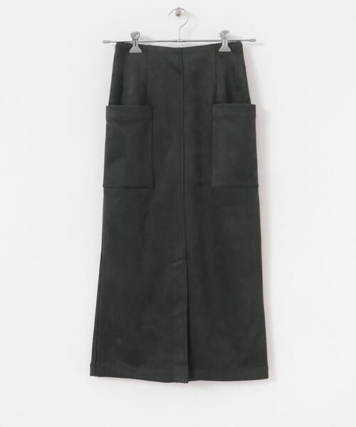 ITEMS URBANRESEARCH(アイテムズ アーバンリサーチ)の「フェイクスエードタイトスカート(スカート・レディース・モカ/スミクロ/カーキ/アイボリー・FREE)」の18枚目の写真