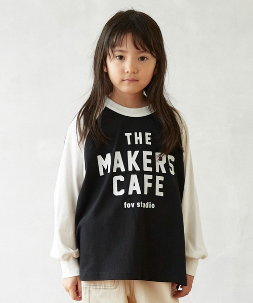 FOV(フォブ)の「FOV/フォブ MAKERS L/S Tシャツ(Tシャツ/カットソー・キッズ・ブラック/ホワイト系その他2/ホワイト・M/L/XL/S)」の3枚目の写真