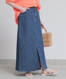 『ストレッチデニムナロースカート』