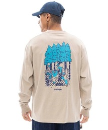 ELEMENT | ELEMENT メンズ KSK BACK TO NATURE LS ロンT/エレメントバックプリント長袖ロンT(Tシャツ/カットソー)