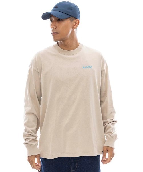 ELEMENT(エレメント)の「ELEMENT メンズ KSK BACK TO NATURE LS ロンT/エレメントバックプリント長袖ロンT(Tシャツ/カットソー・メンズ・ブラック/ホワイト/ベージュ・MEDIUM/LARGE/X-LARGE)」の13枚目の写真